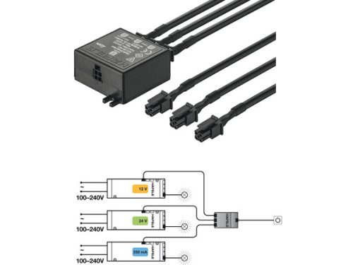 Bộ chia biến điện Hafele Loox 833.89.061