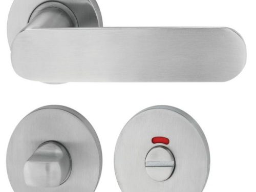 Tay nắm gạt có nắp che cửa vệ sinh Hafele 903.99.986