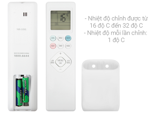 Điều khiển Điều hòa 1 chiều Casper GC09IS35