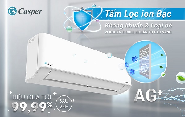 casper-hc-24ia32-1 Chức năng Điều hòa 1 chiều Casper HC-24IA32