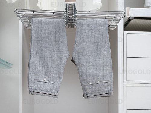 Móc treo quần âu đôi ray giảm chấn Eurogold EUA7120B