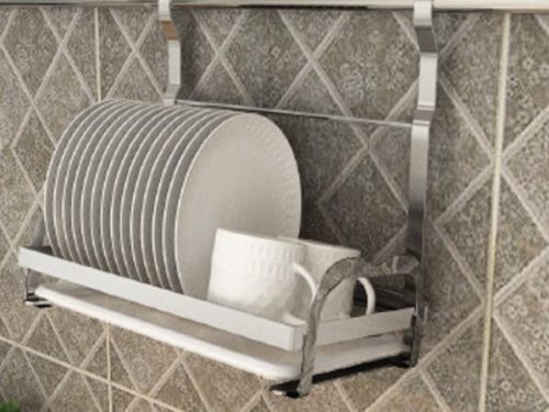 giá để đĩa treo ngoài Inox 304 nan dẹt Eurogold EV88