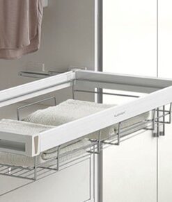 Rổ để đồ gấp ray giảm chấn EUROGOLD EVA390