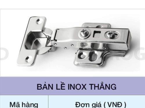 Bản lề Inox thẳng Eurogold WS01
