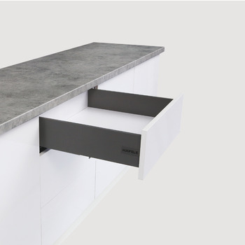 phu-kien-nha-bep-hafele-552-49-335 Ray hộp Hafele 552.49.335 Alto-S H120 mm màu xám đậm