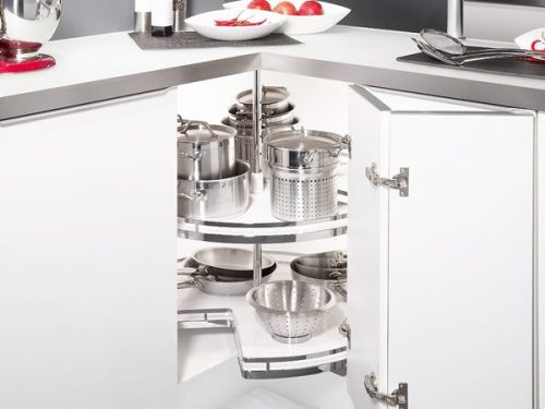 Bộ mâm xoay 2 tầng 270 độ 900mm Hafele 542.31.650