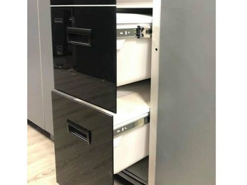 thùng gạo 2 tầng kính đen Eurogold B322