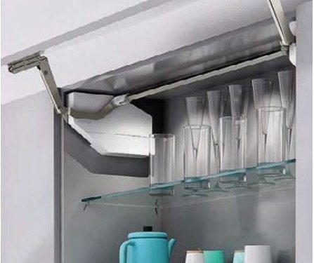 Bộ tay nâng Free Swing E Hafele 372.29.714 trắng