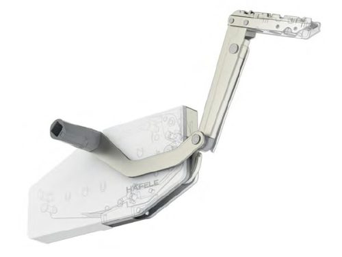 Bộ tay nâng Free Swing Hafele 493.05.763, trắng