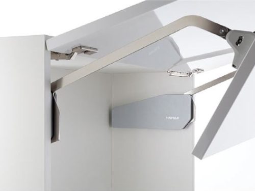 Bộ tay nâng Free Up Hafele 493.05.793 nắp trắng