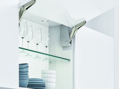 Bộ tay nâng Free Llap 3.15 Hafele 493.05.853 nắp trắng