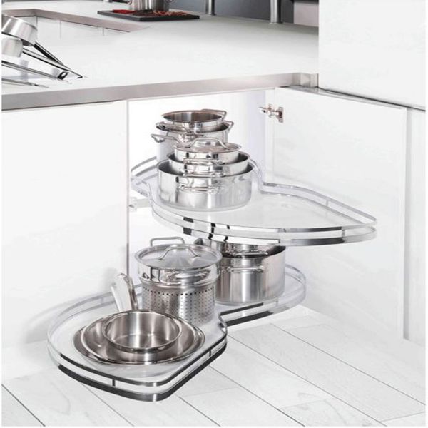 Bộ rổ góc Lemans II Hafele 541.32.670 màu Crom Bộ rổ góc Lemans II Hafele 541.32.670 màu Crom