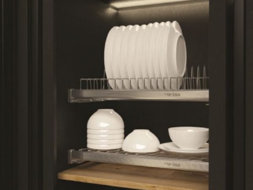 Rổ bát đĩa có khung Presto Hafele 544.40.008 Inox 304