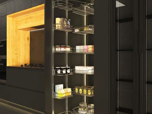 Tủ cao 6 tầng Dolce Hafele 548.65.052 Inox 304