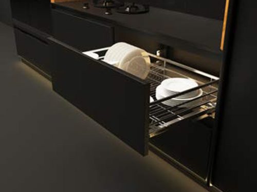 Bộ rổ bát đĩa Cappella Hafele 549.08.007 Inox 304