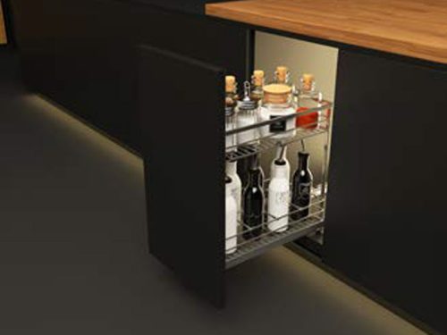 Bộ rổ gia vị Sonata Hafele 549.20.235 mạ chrome