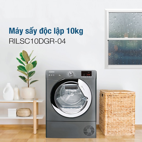 rosieres-rilsc10dgr-04-3 Chức năng Máy sấy độc lập 10kg Rosieres RILSC10DGR-04