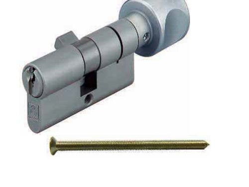 Ruột khóa 1 đầu chìa, 1 đầu vặn Hafele 916.96.317, 71mm Đồng thau