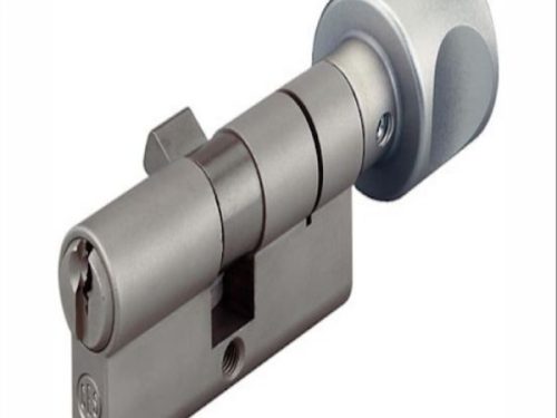 Ruột khóa 1 đầu chìa, 1 đầu vặn Hafele 916.96.542, 100mm Đồng thau