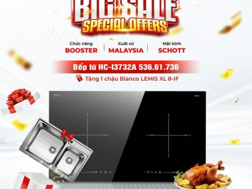 Bếp từ đôi Hafele HC-I3732A 536.61.736