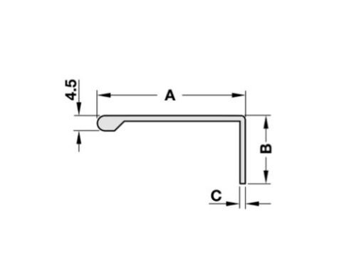 Tay Nắm Dạng Thanh Nhôm 3000mm Hafele 126.14.304