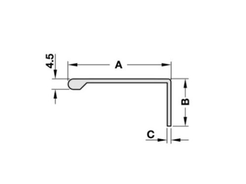 Tay Nắm Dạng Thanh Nhôm 3000mm Hafele 126.27.907