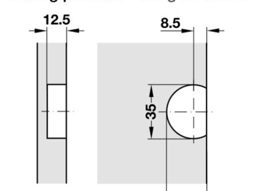 Bản lề cửa lật bằng gỗ Hafele 342.66.730 3 Bản lề cửa lật bằng gỗ Hafele 342.66.730