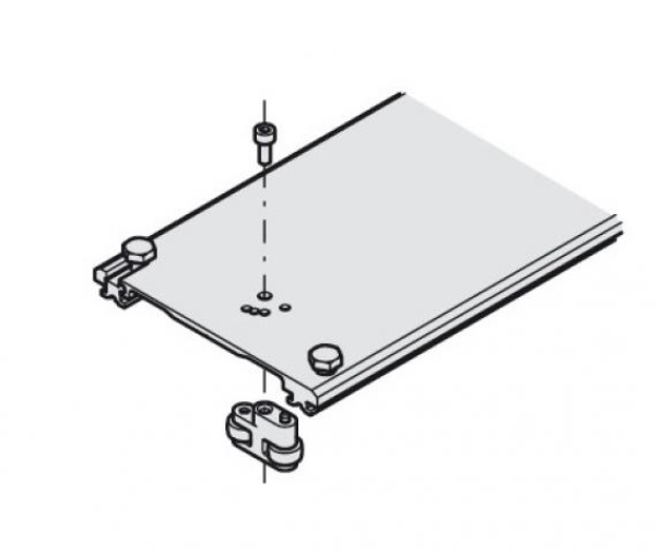 408.30.094 Thanh kết nối cho hai cánh Hafele 408.30.094