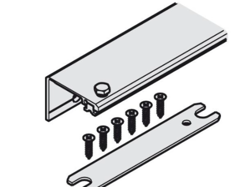 Thanh kết nối cho 1 bên cánh 650mm Hafele 408.30.243