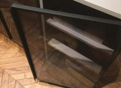 Tay nắm thanh nhôm màu đen Hafele 563.58.313