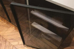 Khung nhôm kính Hafele màu đen 563.58.323