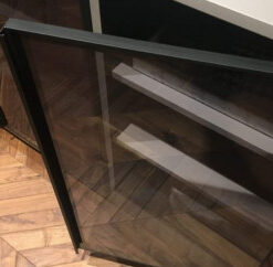 Khung nhôm kính Hafele màu bạc 563.58.923