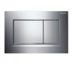 Nút xả thải toilet Sigma30 mạ Chrome mờ 588.53.591