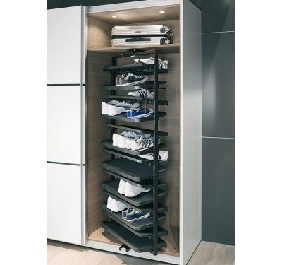 Kệ để giày 1680mm màu đen Hafele 806.22.401