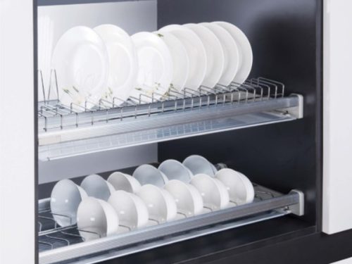 Giá để bát đĩa inox 304 cố định 2 tầng Inoxen BCD304-70