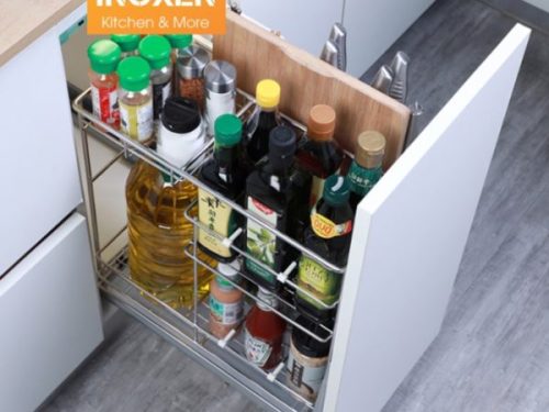 Giá để dao thớt đa năng inox tròn 304 Inoxen BT304-30