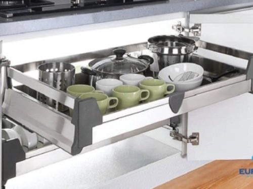 Giá xoong nồi inox đáy đặc âm tủ Euronox EU1.80