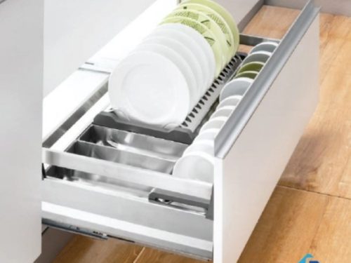 Giá xoong nồi inox đáy đặc gắn cánh Euronox EU1.B80M