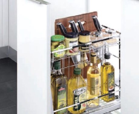 Giá dao thớt chai lọ đa năng nan dẹt Euronox EU2.25.304