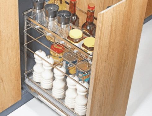 Giá dao thớt chai lọ đa năng nan dẹt 3 tầng Euronox EU2.40G