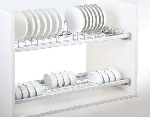 Kệ bát đĩa cố định khung nhôm Euronox EUA-90