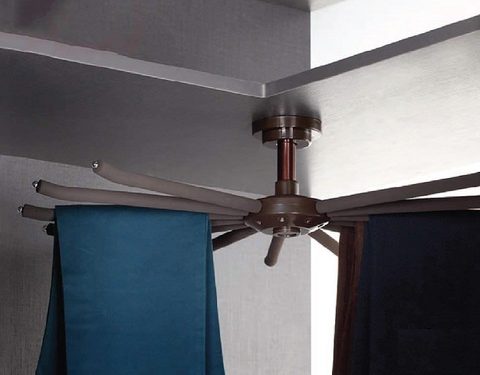 Giá treo đồ xoay bắt đỉnh Euronox EUA1360