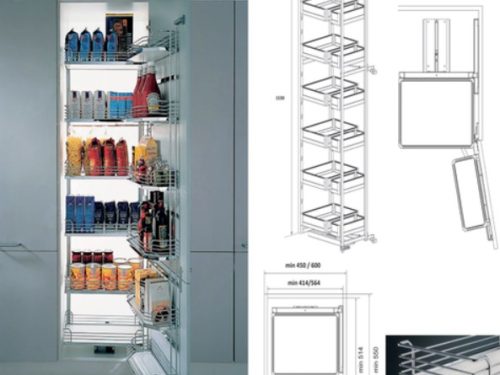 Kệ tủ kho cánh mở đáy gỗ Inoxen TKM-560M