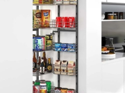 Kệ tủ kho inox 304 nan tròn cánh kéo Inoxen TKT304-545M