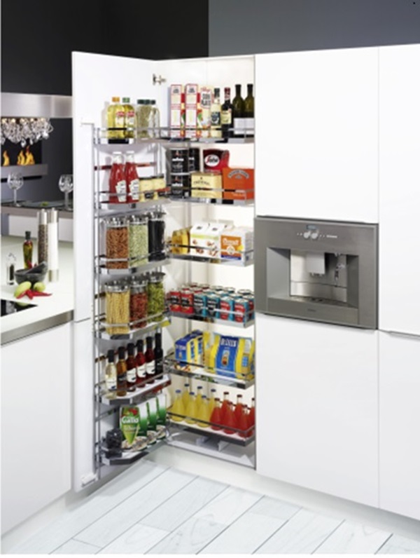 Bộ kệ đựng thực phẩm 6 tầng 600/1700mm TANDEM Hafele 545.94.652 Bộ kệ đựng thực phẩm 6 tầng 600/1700mm TANDEM Hafele 545.94.652