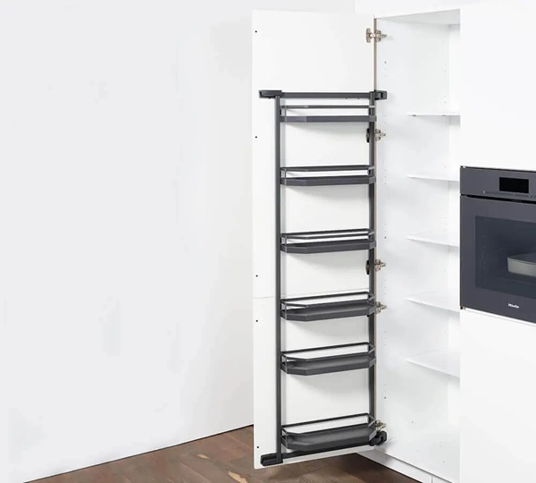 Bộ kệ Tandem đựng thực phẩm Hafele 545.02.430 KT 450/1700 Bộ kệ Tandem đựng thực phẩm Hafele 545.02.430 KT 450/1700