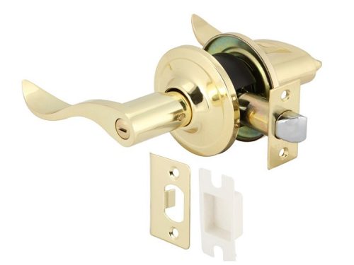 Bộ khóa tay nắm gạt cửa Toilet Hafele 489.10.199