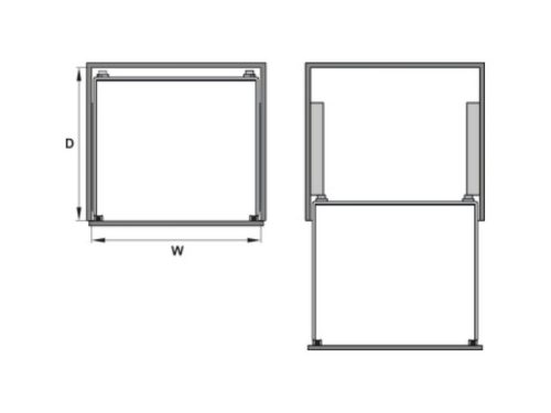 Bộ rổ bát đĩa Hafele Cappella 549.08.448