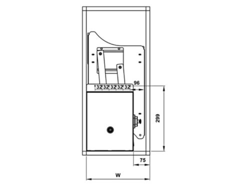 Bộ rổ bát đĩa Hafele Lento 504.76.020 700mm