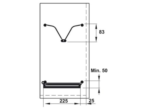 Bộ rổ bát đĩa Hafele Presto 544.40.033 800mm